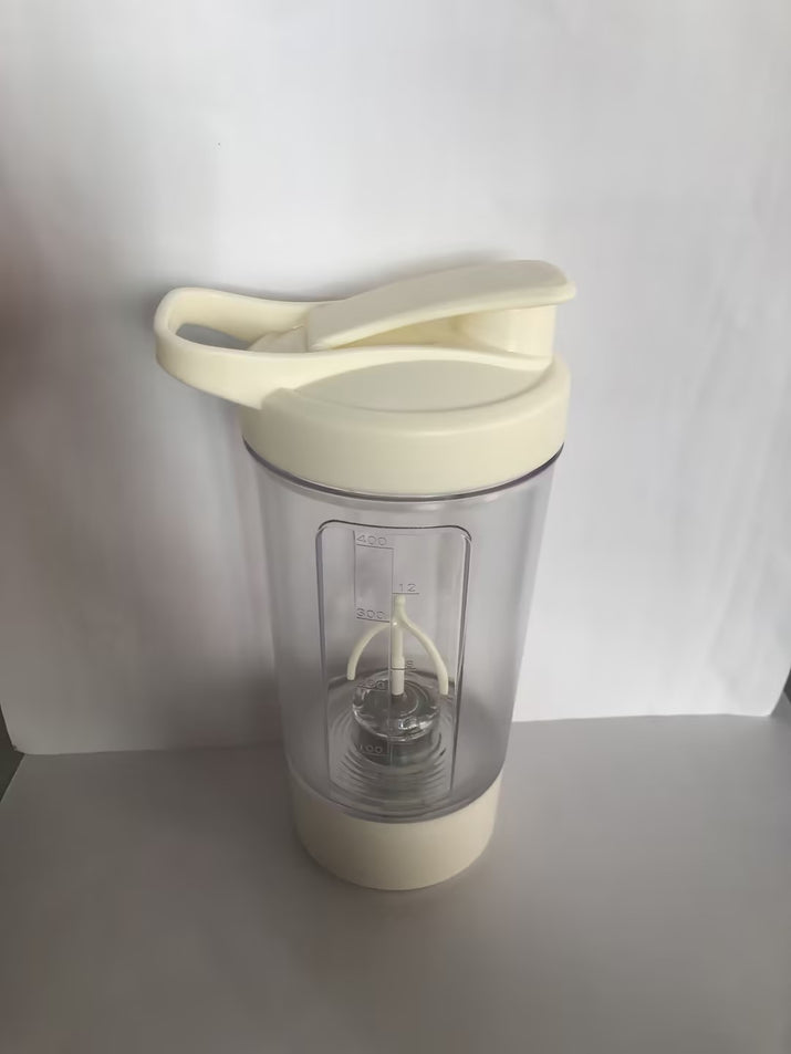 400ML 14Oz Electric Protein Powder Mixing Cup Automatic Shaker Mixer Shake Bottle Milk Coffee Blender Kettle Fro Gym 1200Mah